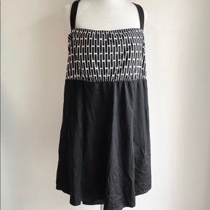 Tropical Escape | Plus Size Swim Dress 22W